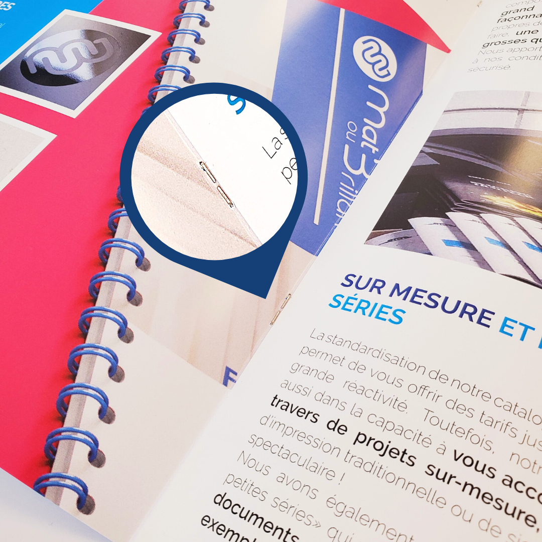 brochure agrafée livraison express